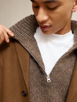 Zoom bild av mönster tröja herr rauma vams garn