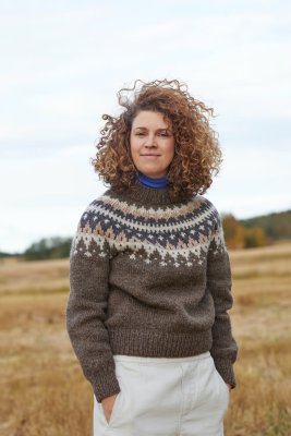 mönster tröja vams rauma ullgarn stickning