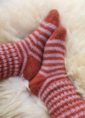 Zoom bild av Mönster rauma vandre sockar