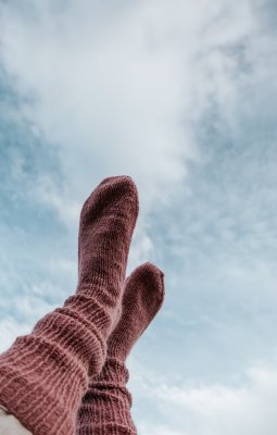 Zoom bild av Mönster rauma vandre sockar
