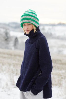 Zoom bild av mönster rauma fivel 425-5 ullgarn