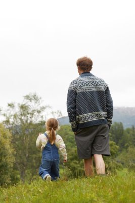 Zoom bild av mönster rauma fivel 433-3 ullgarn