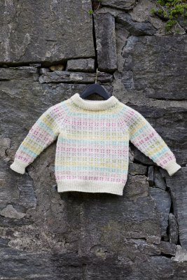 Zoom bild av mönster rauma fivel 433-3 ullgarn