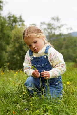 Zoom bild av mönster rauma fivel 433-3 ullgarn