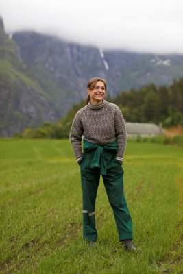 Zoom bild av mönster rauma fivel 433-5 fiskartröja