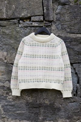 Zoom bild av mönster Rauma fivel 433-7 ullgarn