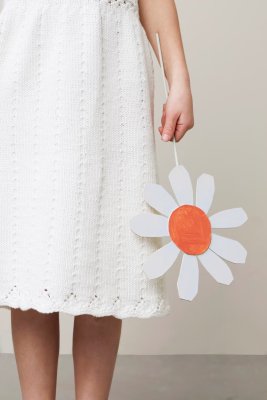 Zoom bild av mönster rauma petunia klänning 438-1