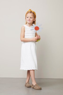 Zoom bild av mönster rauma petunia klänning 438-1