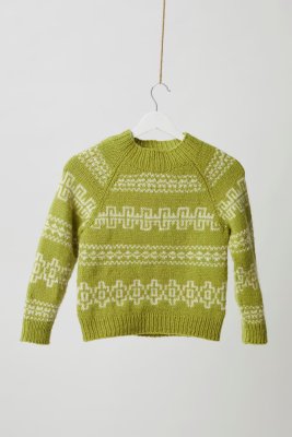 Zoom bild av Mönster rauma fivel barn vårtröja