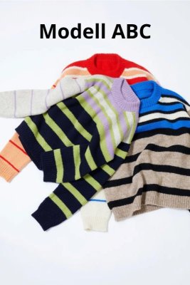 Zoom bild av rauma mönster fivel uni stripegenser 452