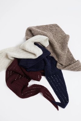 Zoom bild av rauma heia struktursjal 453 finull lamull alpaca silk