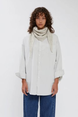 Zoom bild av rauma heia struktursjal 453 finull lamull alpaca silk