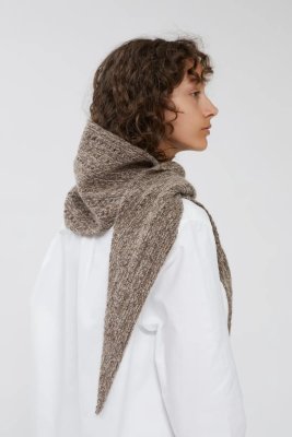 Zoom bild av rauma heia struktursjal 453 finull lamull alpaca silk