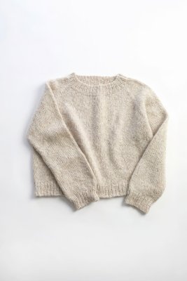 Zoom bild av stickbeskrivningar heia hösttröja alpakka lin