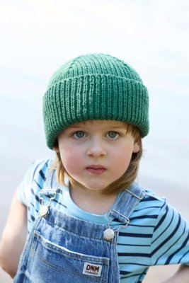 Zoom bild av stickbeskrivning tobben mössa rauma fivel