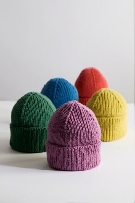 Zoom bild av stickbeskrivning tobben mössa rauma fivel