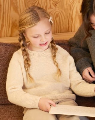 Zoom bild av Stickbeskrivning tröja barn tumi rauma