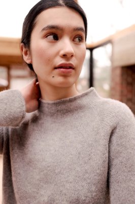 Zoom bild av lun lenibluse lun merino rauma