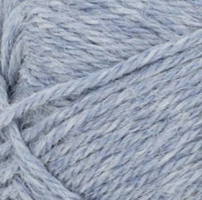 Zoom bild av sandnes garn alpakka ljusblå melerad