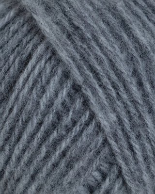 Zoom bild av lun merino grå 80 rauma