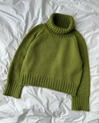 Zoom bild av stickbeskrivning petite knit amy sweater