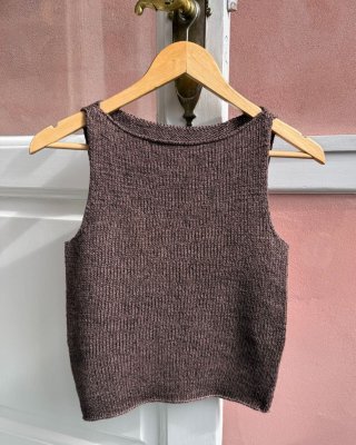 Zoom bild av bea top petite knit stickbeskrivning