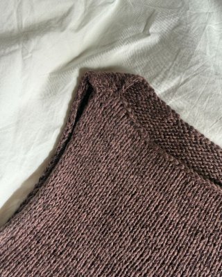 Zoom bild av bea top petite knit stickbeskrivning