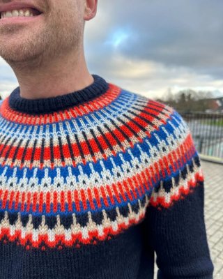Zoom bild av celeste sweater herr tröja petiteknit peer gynt