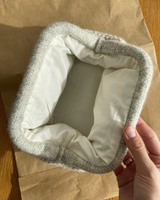 foder till clutch bag juno petite knit