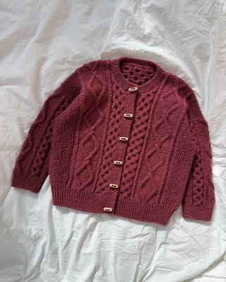 Zoom bild av petiteknit dagmar jacket junior kofta barn