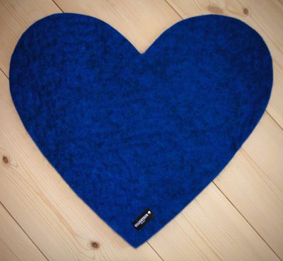 Zoom bild av Sittdyna ull hjärta ullcentrum