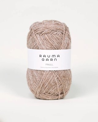 rauma finull garn beige melerad