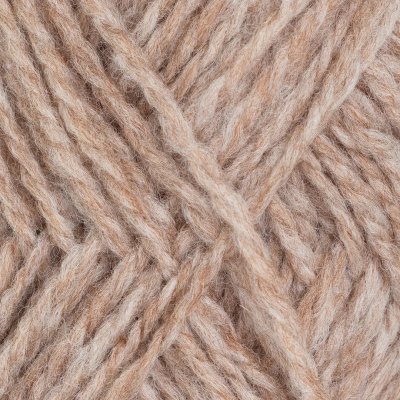 Zoom bild av rauma fivel ullgarn beige melerad 206