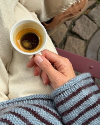 Zoom bild av petiteknit frankie sweater peer gynt