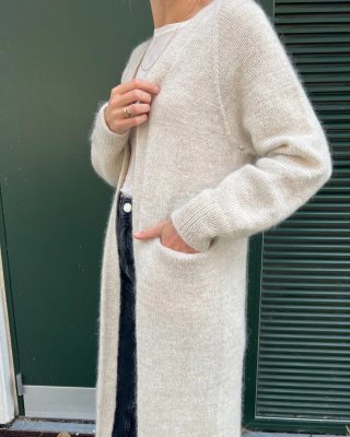 Zoom bild av inga krusiduller cardigan petite knit sandnes garn
