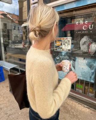 Zoom bild av ivy blouse petite knit tynn silk mohair