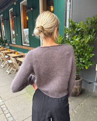 Zoom bild av ivy cardigan petite knit tynn silk mohair