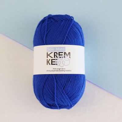 Zoom bild av sockgarn kremke sole mate