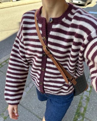 Zoom bild av petite knit olga jacket sandnes garn