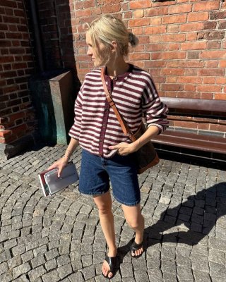 Zoom bild av petite knit olga jacket sandnes garn