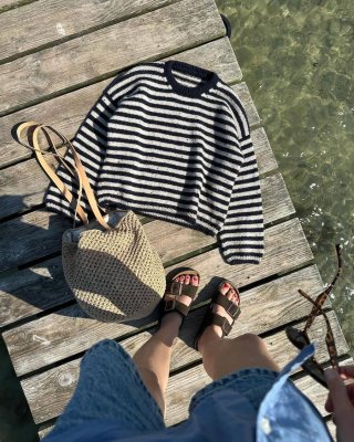 Zoom bild av petite knit olga sweater sandnes garn