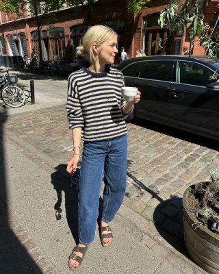 Zoom bild av petite knit olga sweater sandnes garn