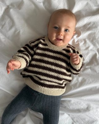 Zoom bild av otto sweater baby petiteknit stickbeskrivning