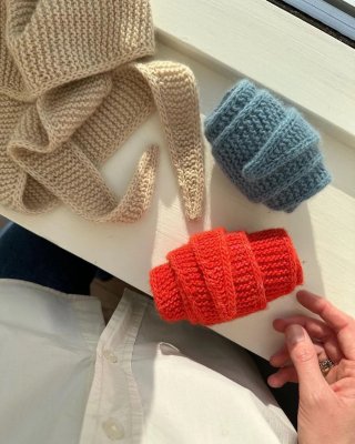 Zoom bild av petite knit sophie scarf