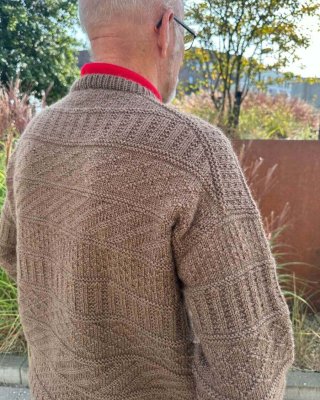 Zoom bild av petite knit storm sweater man peer gynt