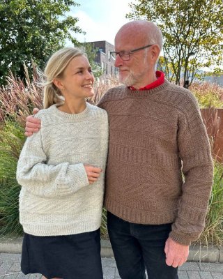 Zoom bild av petite knit storm sweater man peer gynt