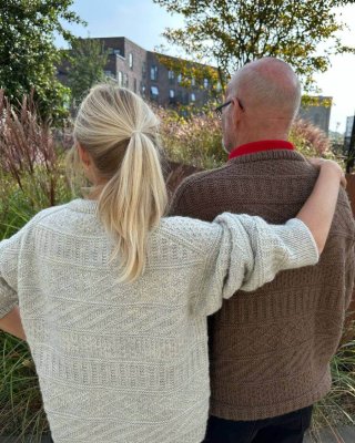 Zoom bild av petite knit storm sweater man peer gynt